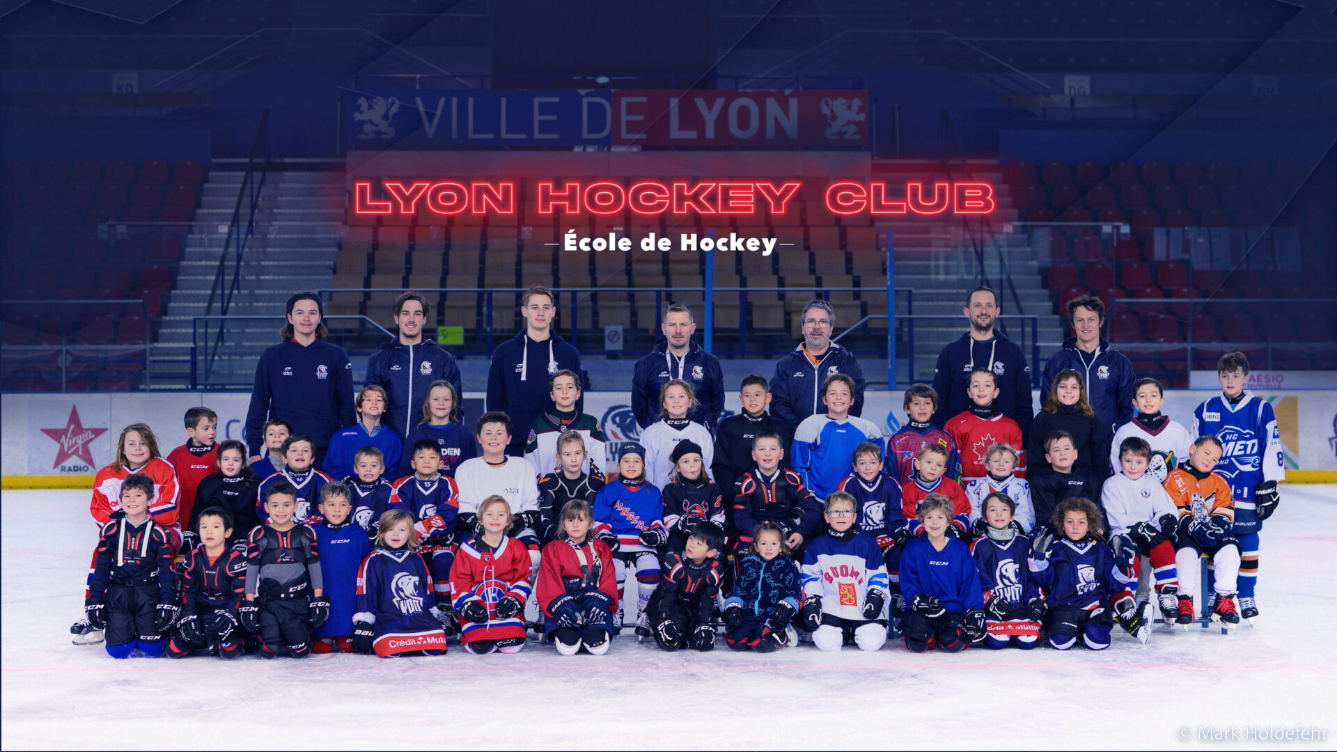 école de hockey lyon hockey club photo équipe