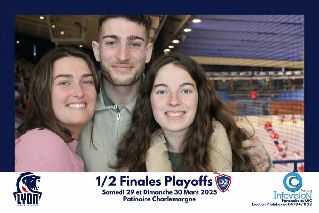 Photobooth infovision lyon hockey club105