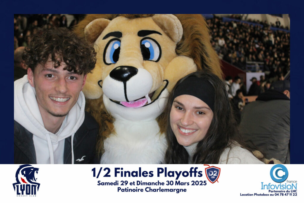 Photobooth infovision lyon hockey club45