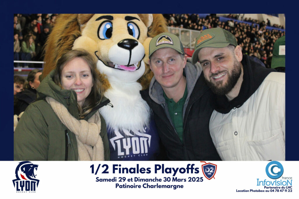 Photobooth infovision lyon hockey club48