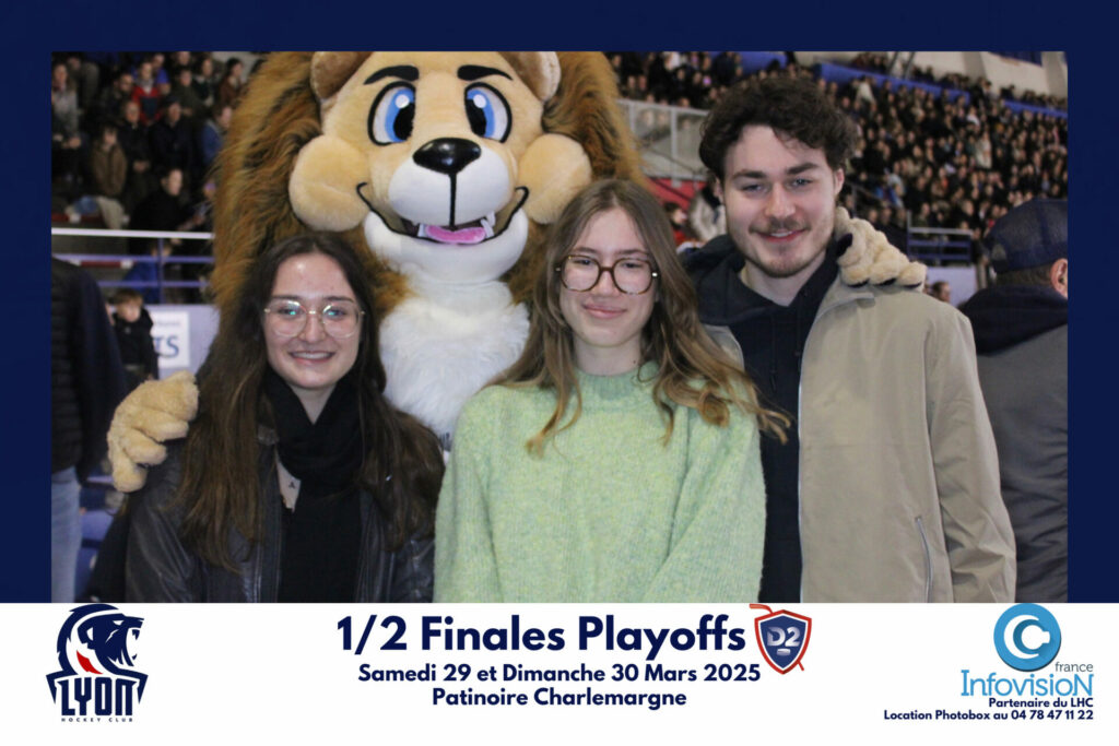 Photobooth infovision lyon hockey club55