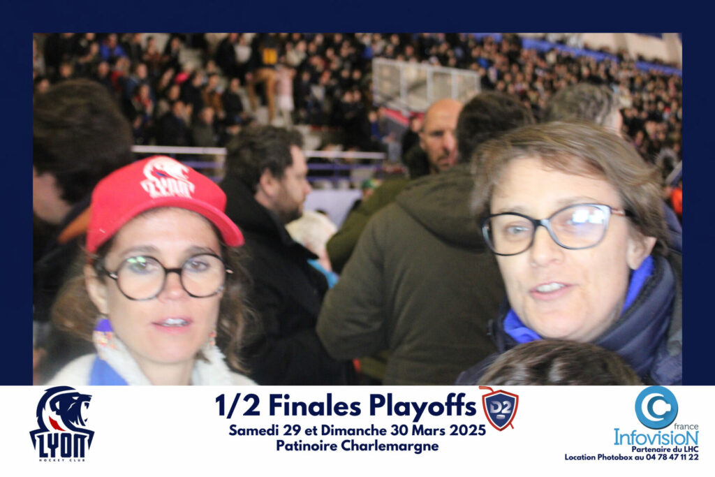 Photobooth infovision lyon hockey club75