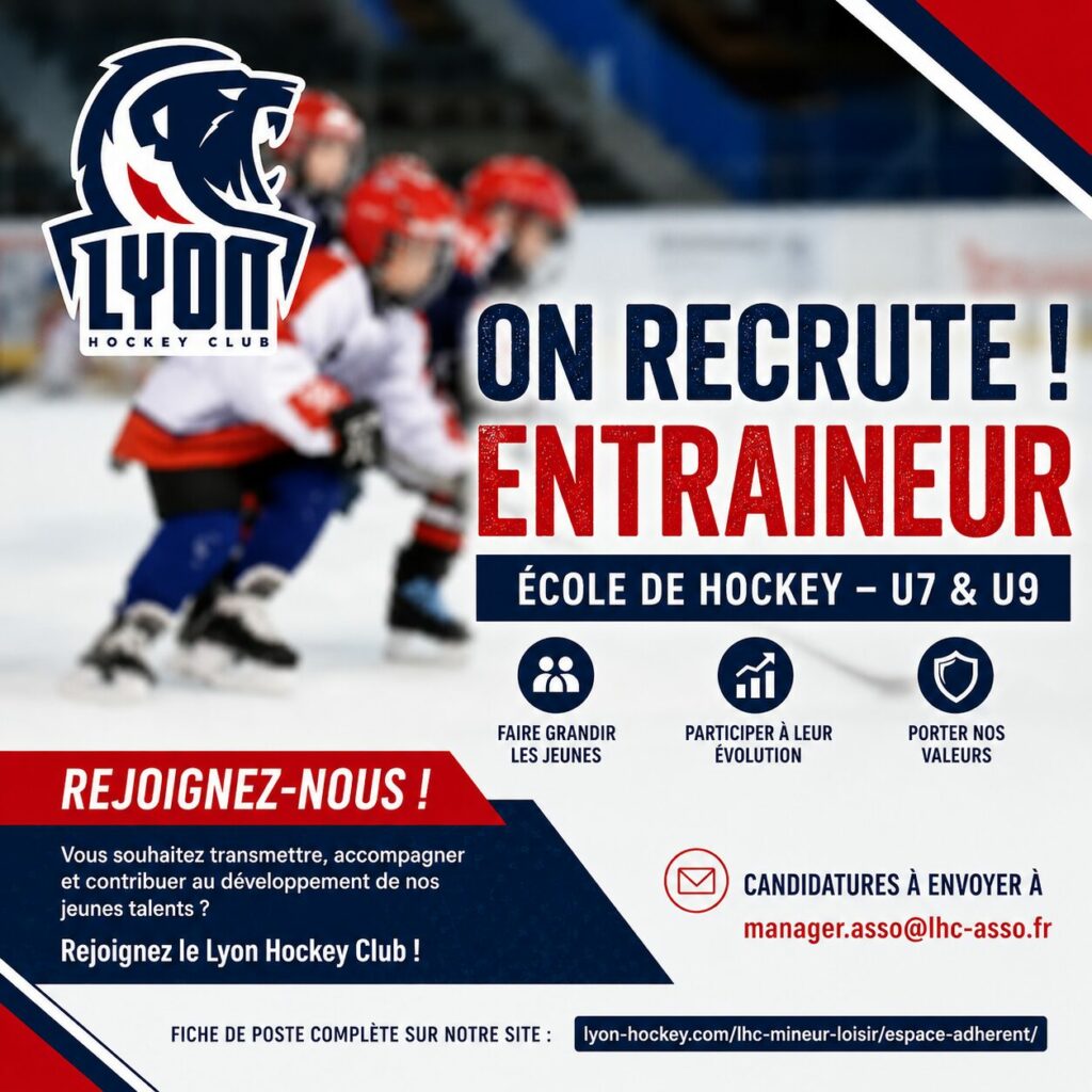 Recrutement edh u7 u9 lyon hockey club
