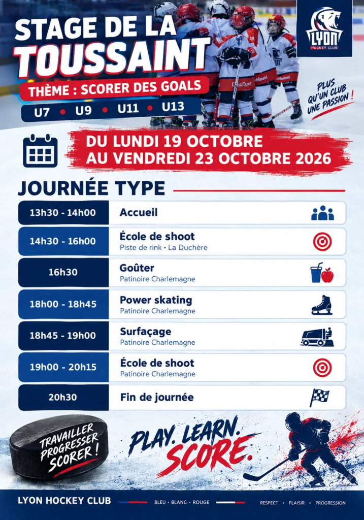 Stage de la toussaint _Lyon_Hockey_Club